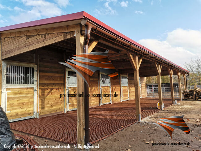 Höchste Qualität beim Bau von Pferdeställen, Außenboxen, Pferdeboxen und Offenställen, Weidehütte,, AUSSENBOXEN PFERDESTALL - PFERDEBOXEN - STALLUNGEN, AUSSENBOXEN (AUSSENBOXEN Sp. z o.o.), Horse & Stable Mats, Wałcz, Image 6