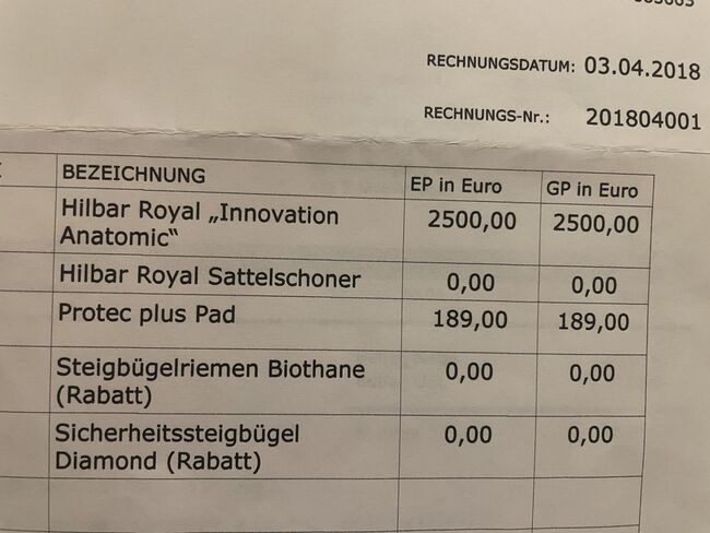 Hilbar Sattel Innovation Anatomic, Hilbar Innovation Anatomic, Nicole, Isländersattel, Nordwalde, Abbildung 4