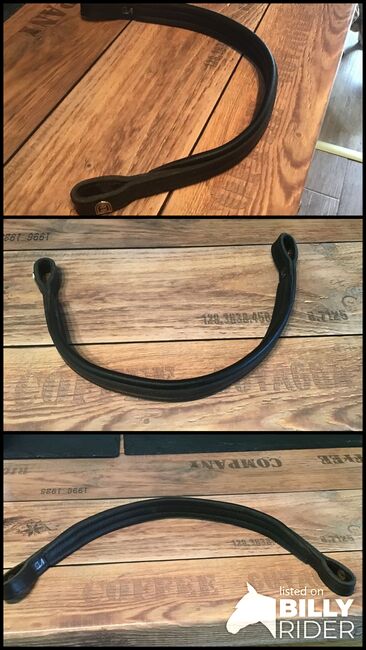 Hillbury Stirnriemen schwarz/messing Gr. VB, Hillbury, Ariane, Browbands, Bad Dürkheim , Image 4