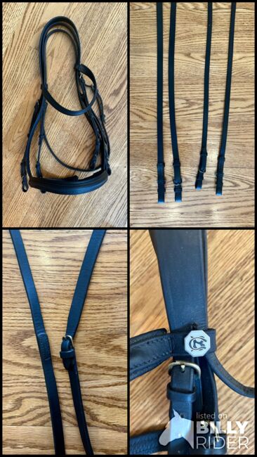 Hillbury Double Bridle Black, Hillbury- Germany, Stephanie, Bridles & Headstalls, Edmonton , Image 7