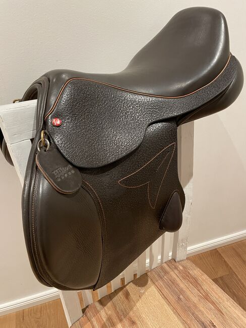 Hilton Springsattel braun, Hilton  Springsattel, Vanessa, Jumping Saddle, Aurich, Image 5
