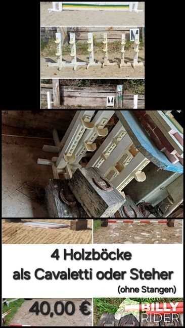 Hindernissteher + Cavaletti Blöcke, Bernadette, Reitplatz, Bad Pirawarth, Abbildung 4