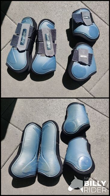Equestrian society Gamaschen set blau COB, Nina Burkhardt , Tendon Boots, Odenthal, Image 3