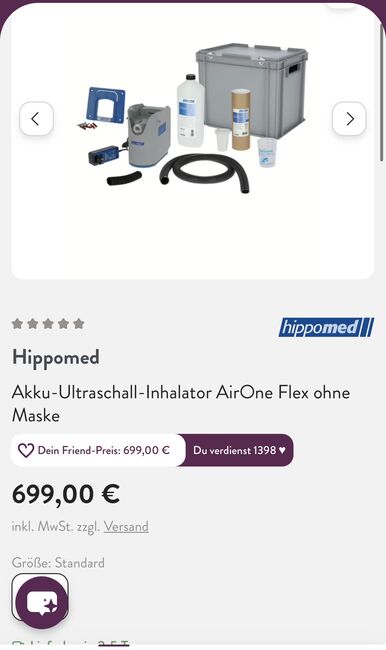 Hippomed Inhalator mit WB Maske, Hippomed, Eva , Care Products, Reinprechtspölla