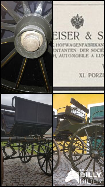 Historische Kutsche Jagdwagen, Selbstfahrer, Kutschenmanufaktur Weiser, Wien Ungarischer Jagdwagen, Selbstfahrer, Karl Jirak, Carriages, Margarethen am Moos, Image 6