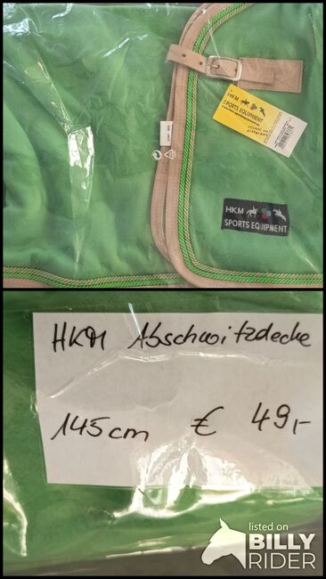 HKM Abschwitzdecke, Gr. 145, neu, ovp, Elka, Pferdedecken, Alfdorf, Abbildung 3