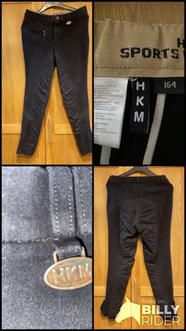 HKM Reithose schwarz in Gr.164, HKM, Anke, Children's Breeches & Jodhpurs, Erndtebrück, Image 5