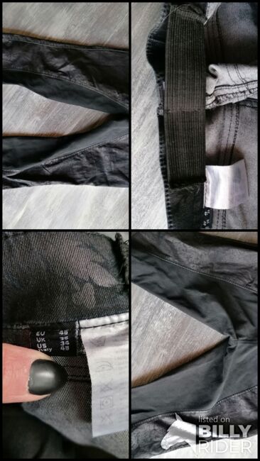 HKM Reithose Denim Black Flower, 46, HKM  Denim Black Flower , Stefanie Ziegler , Bryczesy, Crailsheim , Image 6