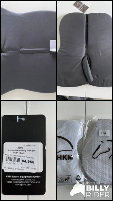 HKM Korrektur Memory Pad Unbenutzt, HKM, Gery, Bareback pads, Hadersdorf, Image 6