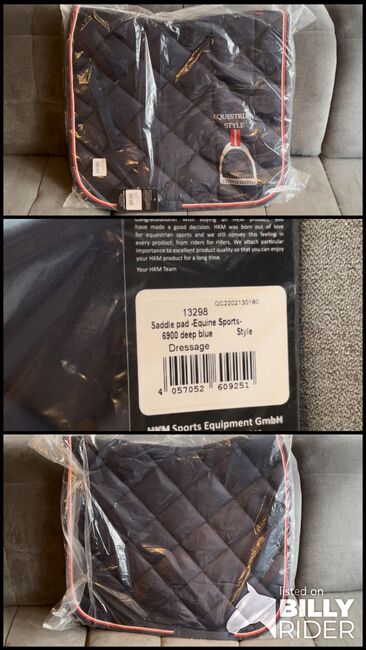Hkm Dressurschabracke blau *neu*, Hkm, Kathrin Z., Dressage Pads, Göggingen , Image 4