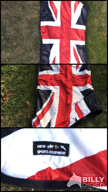 HKM Abschwitzdecke Flags Union Jack UK 125cm, HKM, Franca, Derki dla konia, Lünen, Image 4