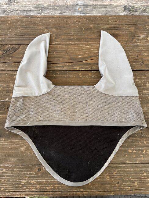 HKM Fliegenhaube grau mit Glitzer Full, HKM, Lara , Fliegenschutz, Zolling, Abbildung 2