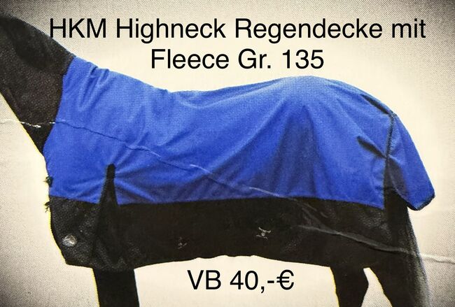HKM Highneck Outdoordecke Fleece, HKM, Sabine Stuiber, Horse Blankets, Sheets & Coolers, Röhrmoos