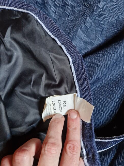 hkm highneck winterdecke 300g 135cm blau, Hkm Winterdecke, K. Werner, Horse Blankets, Sheets & Coolers, Westerwalsede, Image 5
