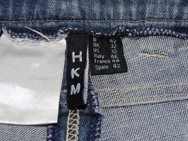 HKM Jeansreithose 42 Kunstleder-Vollbesatz Hochbund-/Highwaist Jeans Reithose, HKM, Anne, Breeches & Jodhpurs, Wahrenholz, Image 5