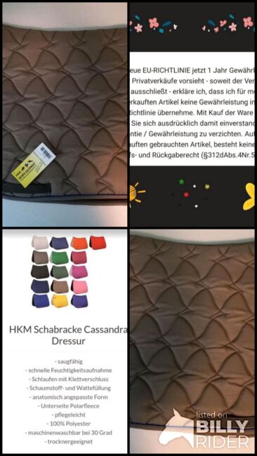 ⭐️HKM/NEUE Schabracke Cassandra DR⭐️, HKM Cassandra , Familie Rose, Schabracken, Wrestedt, Abbildung 6