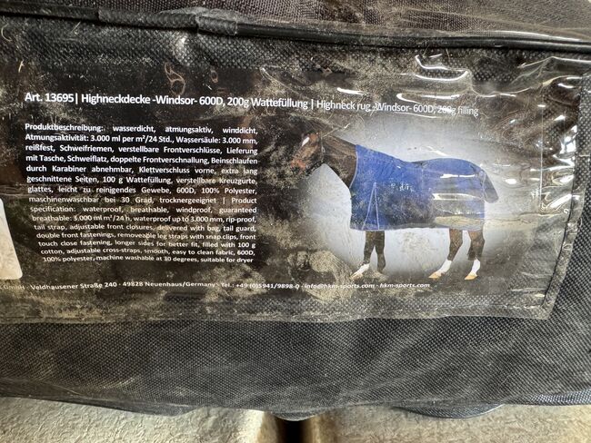 HKM Outdoordecke Highneck 200gr in 145 cm, HKM, Julia, Horse Blankets, Sheets & Coolers, Dienheim, Image 3