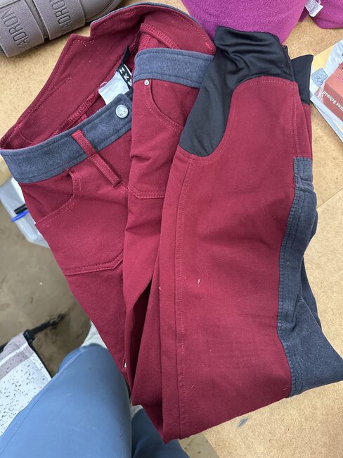 HKM Reithose Lederbesatz Gr. 38, HKM, Anna-Lena Baumert, Reithosen, Mittelstenahe