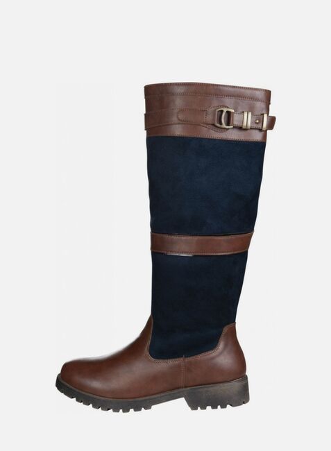 HKM Reitstiefel Meghan Winterstiefel braun navy 41 neu, HKM Meghan, Barbara , Riding Boots, Bogen, Image 2