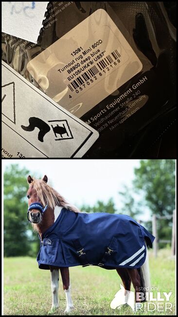 HKM Turnout Rug Mini 600 D Regendecke 115 cm ohne Füllung neu, HKM Turnout Rug Mini 600D , Sandy, Horse Blankets, Sheets & Coolers, Mayen, Image 3