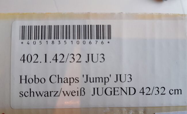 Hobo Chaps / Stiefelschäfte "JUMP", Größe 42/32, Hobo Jump JU3, Sarah, Stiefelschäfte & Reitchaps, Regenstauf, Abbildung 3