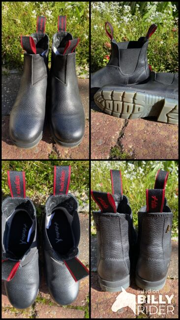 Hobo Stallschuhe/ Reitstiefeletten, schwarz, Gr. 38, Hobo, N. Hammermeister , Riding Shoes & Paddock Boots, Hatten, Image 6
