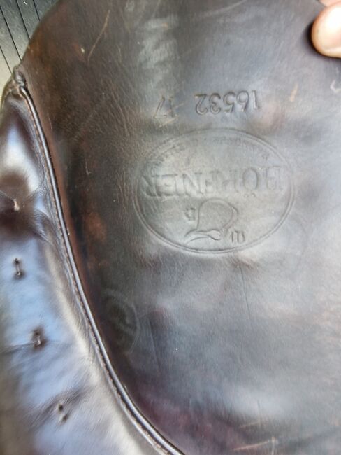 Höpfner springsattel 17 zoll mittlere kammer braun, Höpfner Springsattel , K. Werner, Jumping Saddle, Westerwalsede, Image 12