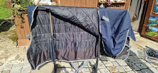 Highneck Winterdecke, Outdoordecke 145, 200g navy, Showmaster, Corinna Stemplinger , Horse Blankets, Sheets & Coolers, Obernzell, Image 6