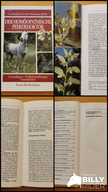 Der homöopathische Pferdedoktor - Grundlagen, Heilbehandlungen, Arzneibilder, kosmos  Gerhart Gerweck, Mandy, Books, Camburg, Image 10