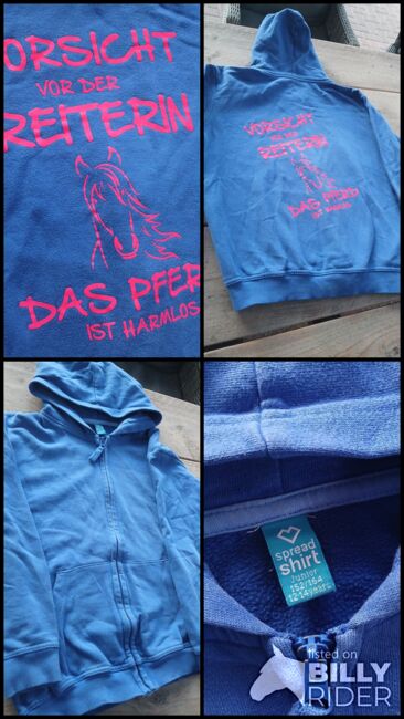 Hoodiejacke gr 152/164 blau, No Name Hoodiejacke, Heike, Children's Shirts & Tops, Wesel, Image 5