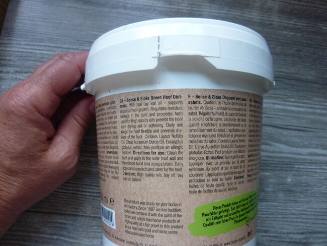 Huffett/Salbe grün 1000ml neu , Bense&Eicke, Bense&Eicke Huffett/Salbe, Astrid, Care Products, Marburg, Image 3