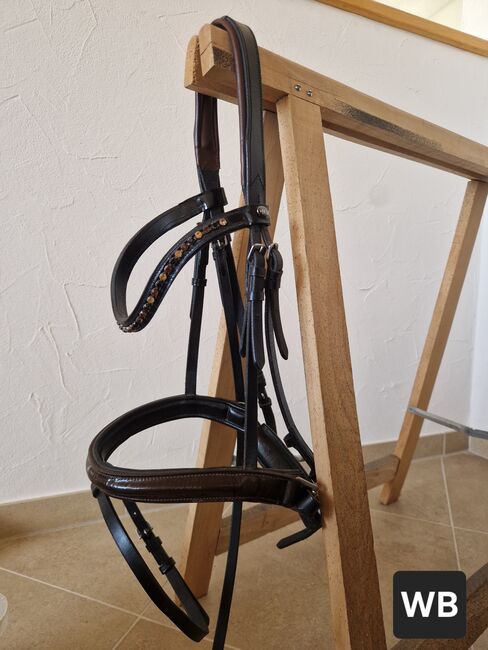 Zaumzeug braun schwarz, Nina Eigenmann, Nosebands, Schweizersholz
