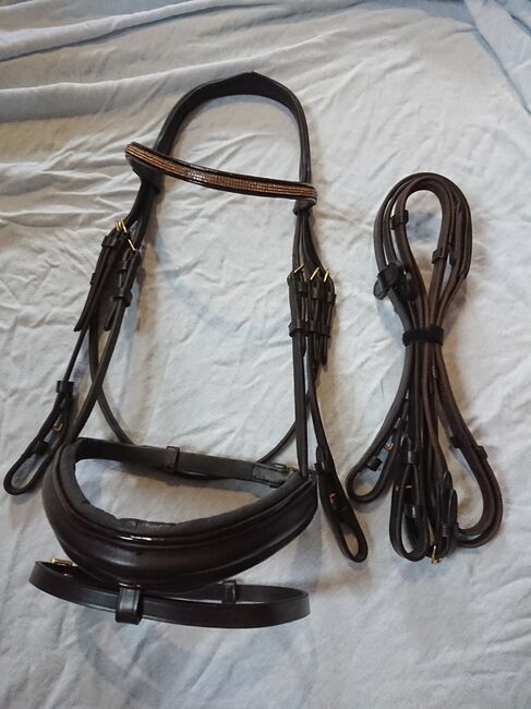 Trensenzaum Horze Braun full neuwertig, Horze Lester Braun , Nina, Bridles & Headstalls, Uetersen , Image 7