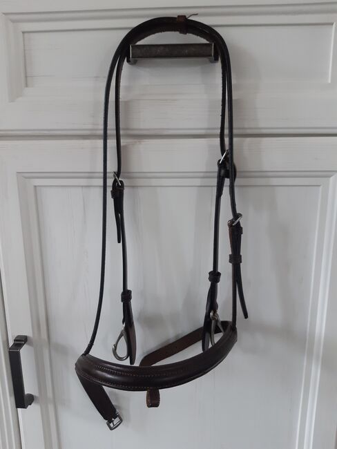 Trense Leder braun neuwertig, Handmade, Helene , Bridles & Headstalls, Hamersen , Image 6