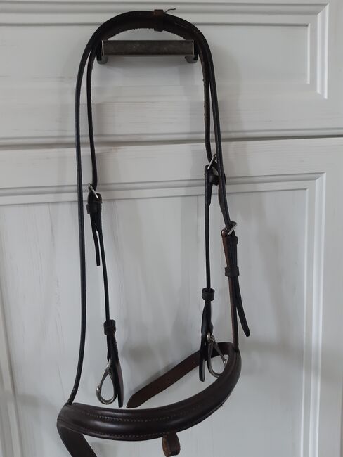 Trense Leder braun neuwertig, Handmade, Helene , Bridles & Headstalls, Hamersen , Image 3