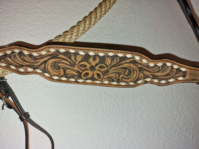 Kopfstück, Trense, Vorderzeug, Westernkopfstück, Western, Set, LpTrick, Katharina Neumaier, Bridles & Headstalls, München, Image 6