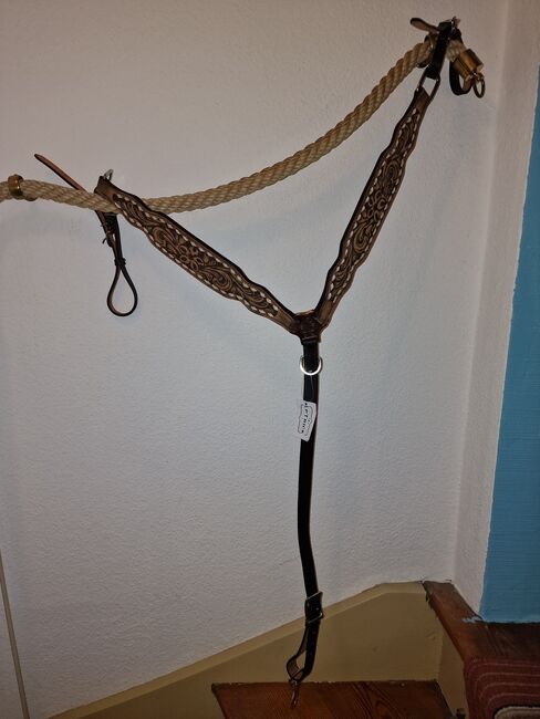 Kopfstück, Trense, Vorderzeug, Westernkopfstück, Western, Set, LpTrick, Katharina Neumaier, Bridles & Headstalls, München, Image 4