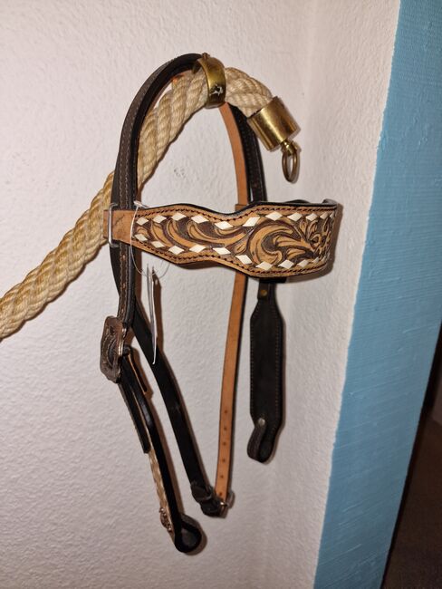 Kopfstück, Trense, Vorderzeug, Westernkopfstück, Western, Set, LpTrick, Katharina Neumaier, Bridles & Headstalls, München
