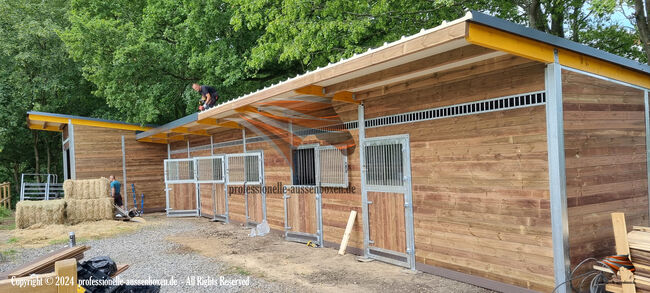 Höchste Qualität! Pferdestall bauen | Außenbox | Pferdebox | Offenstall | Weidehütte | TOP Stallbau, AUSSENBOXEN PFERDESTALL - PFERDEBOXEN - STALLUNGEN, AUSSENBOXEN (AUSSENBOXEN Sp. z o.o.), Horse & Stable Mats, Wałcz