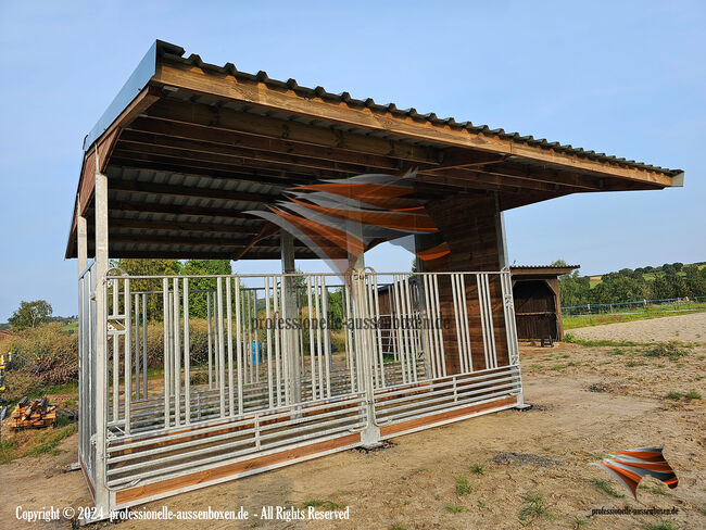 Heuraufe für Pferde & TOP Pferderaufe - Futterraufe | Offenstall mit Fressgitter / Weideraufe, AUSSENBOXEN Heuraufen für Pferde | Pferderaufe | Futterraufe | Pferdestall bauen, AUSSENBOXEN (AUSSENBOXEN Sp. z o.o.), Horse Stables, Wałcz, Image 20