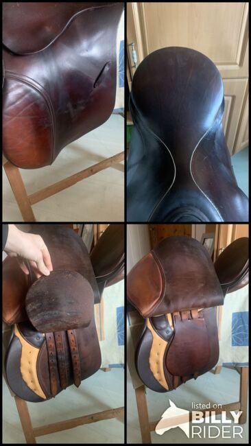 Springsattel Passier braun Pferdesattel Reitsattel, Passier U Sohn Hannover  Passier, Catherine Senne, Jumping Saddle, Chursdorf , Image 6