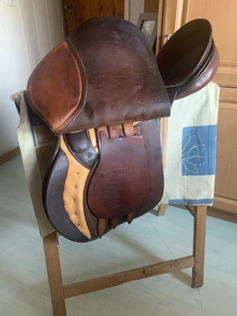 Springsattel Passier braun Pferdesattel Reitsattel, Passier U Sohn Hannover  Passier, Catherine Senne, Jumping Saddle, Chursdorf , Image 4