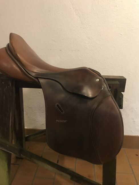 Springsattel 17,5 braun, Passier Phoenix , Friederike Heimberg, Jumping Saddle, Image 5