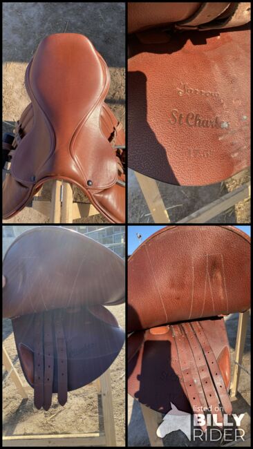 Springsattel 17,5 Sitzfläche, St. Charles Jarrow, Adelmann, Jumping Saddle, Edingen-Neckarhausen , Image 9