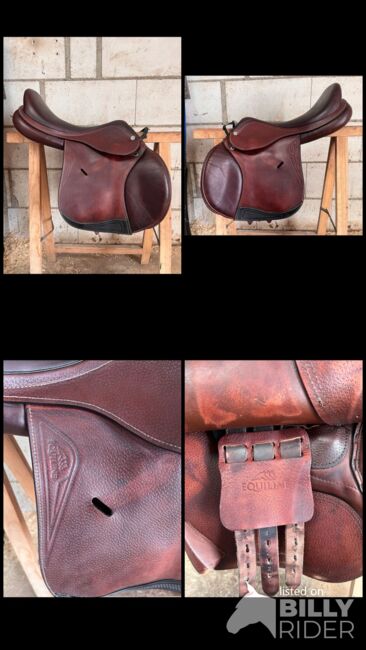 Springsattel Equiline 17Zoll, Equiline E5, Jess, Jumping Saddle, Lachendorf, Image 7