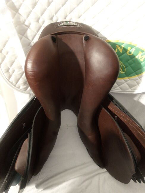 Springsattel Equiline Nick Skelton 17" neu, Equiline  Nick Skelton , Tassilo Rathjen  (Magnum Reitsport ), Jumping Saddle, Schönkirchen , Image 4