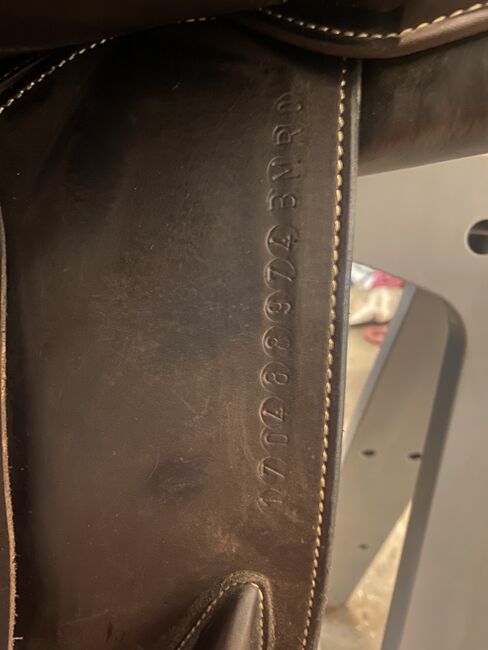 Springsattel Erreplus CA 17 Zoll braun, Erre Plus CA (Christian Ahlmann), Caroline , Jumping Saddle, Wien, Image 8