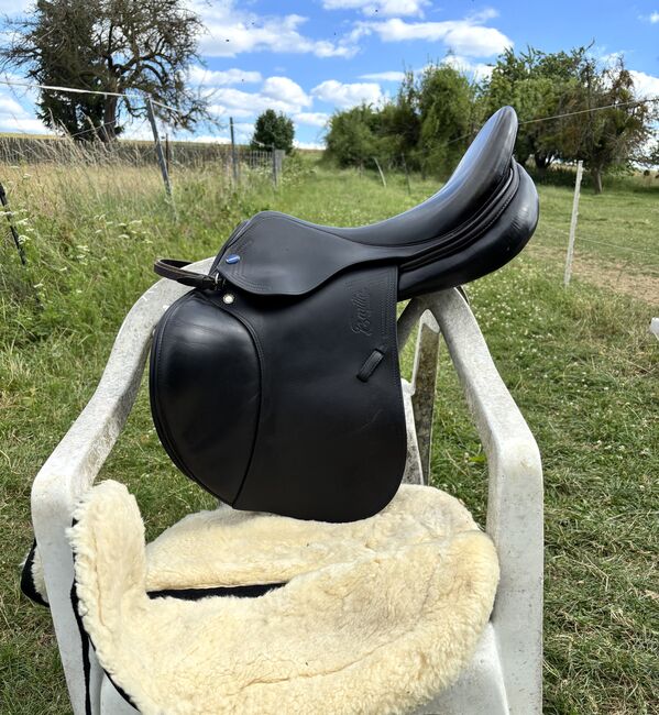 Springsattel, Euroriding/Prestige, Emilio TS, 17/33, kurze Auflage, Euroriding/ Prestige  Emilio TS, Privat, Jumping Saddle, Amt Creuzburg , Image 2