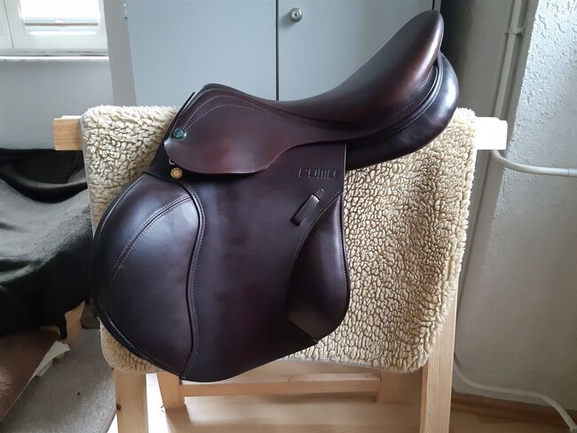 Springsattel PRESTIGE, Modell Como, 17 Zoll, KW 35, braun, PRESTIGE Como, Gaby Lais, Jumping Saddle, Malsburg-Marzell, Image 9