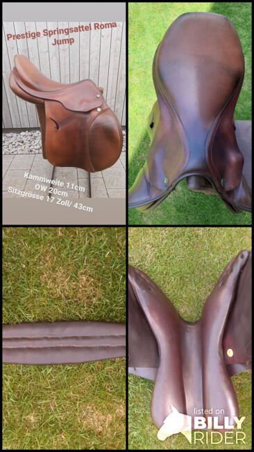 Springsattel Roma, Prestige Roma Jump, Marlene, Jumping Saddle, Matzingen, Image 10